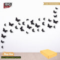 Black Butterflies For Wall Decoration