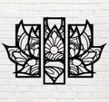 Laser Cut Lotus Wall Set For Enchaning your walls