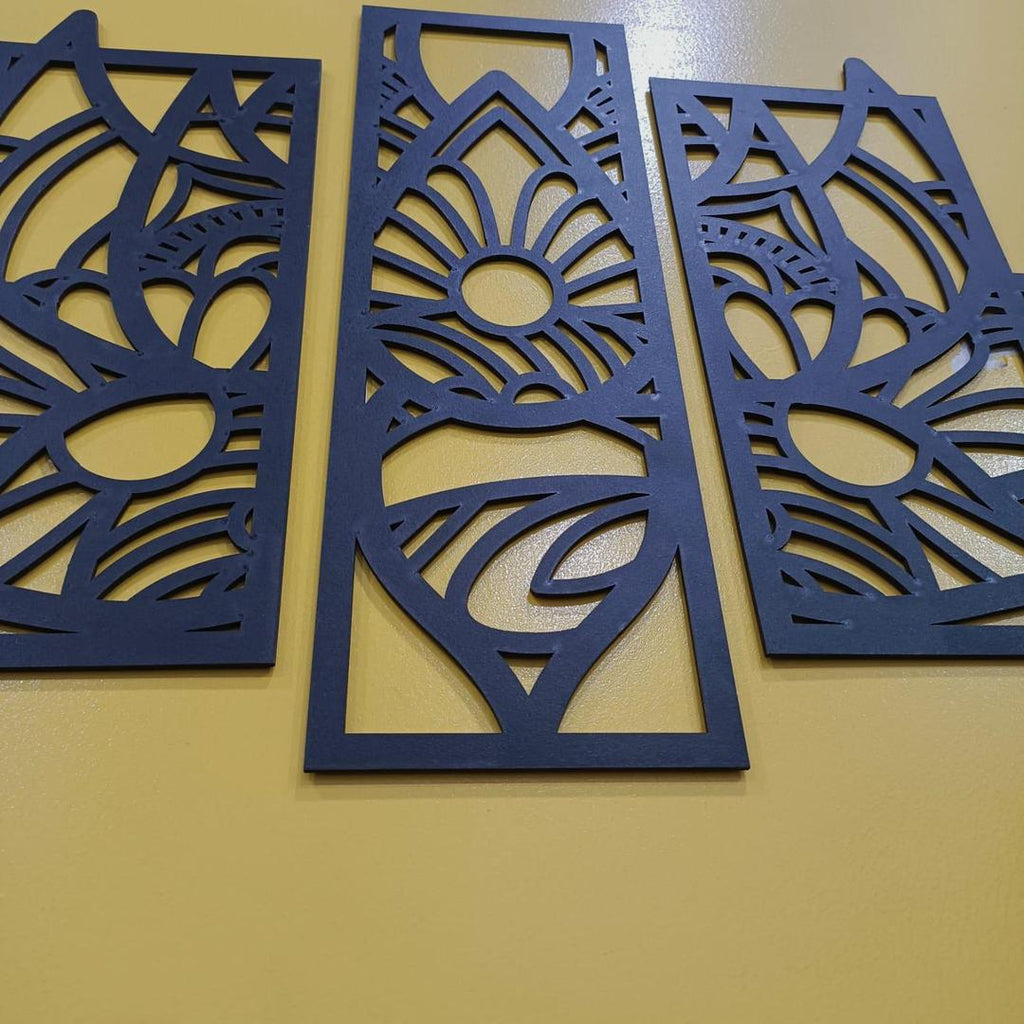 Laser Cut Lotus Wall Set For Enchaning your walls