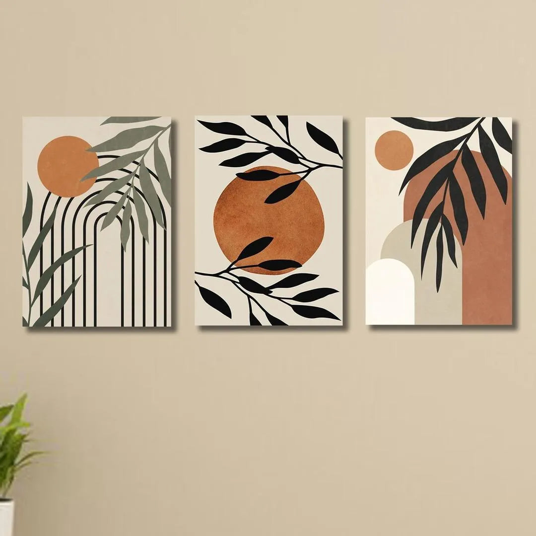 Ser of 3 gorgeous paintings for your home decor