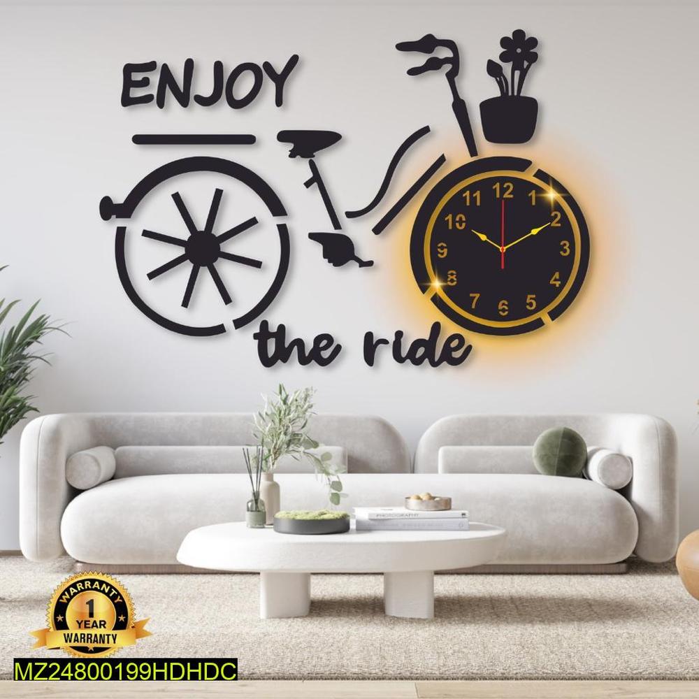 Bicycle Wall Clock Design 1 and 2