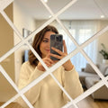 Acrylic Mirror Set of 6 (Golden and Silver both colors)