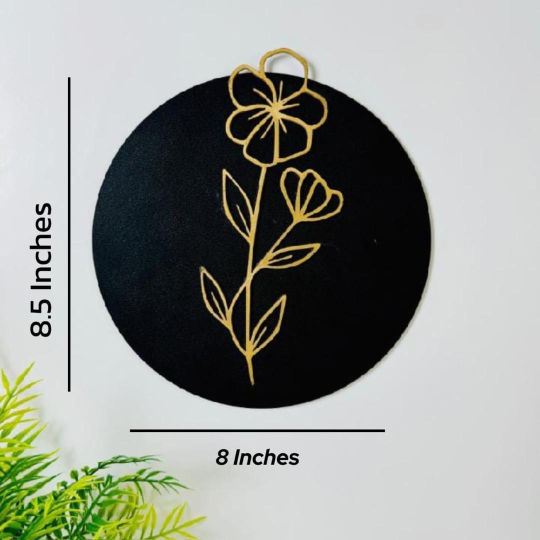 Circle Shape Wooden Wall Decor 3PC