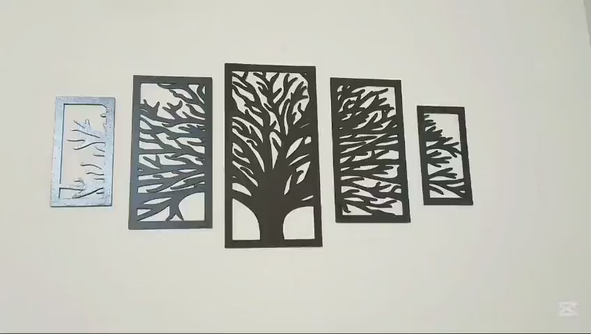 3 Pieces Butterfly Wall Set